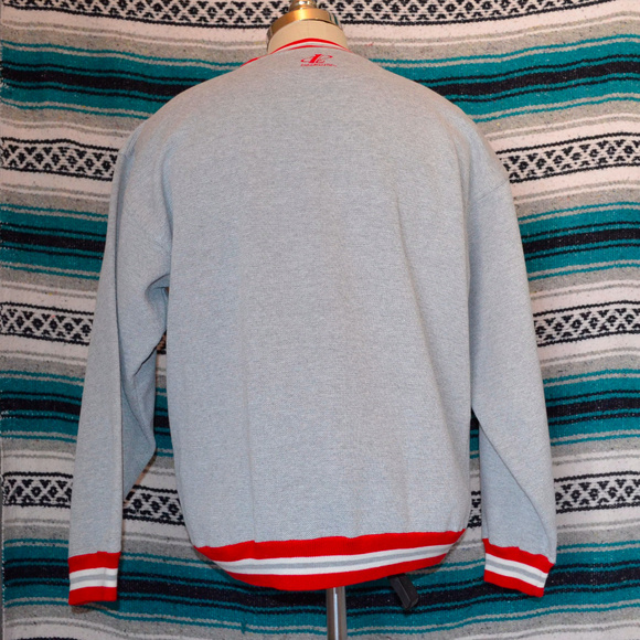 90s Chicago Bulls Sweatshirt Logo Athletic X-Large - Picture 3 of 5